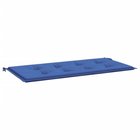 vidaXL Cojín de banco de jardín tela Oxford azul 120x50x3 cm