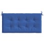 vidaXL Cojín de banco de jardín tela Oxford azul 120x50x3 cm vidaXL Cojín de banco de jardín tela Oxford azul 120x50x3 cm