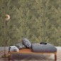 DUTCH WALLCOVERINGS Papel pintado Joelle verde y dorado DUTCH WALLCOVERINGS Papel pintado Joelle verde y dorado