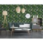 DUTCH WALLCOVERINGS Papel pintado Eden negro y verde oscuro DUTCH WALLCOVERINGS Papel pintado Eden negro y verde oscuro