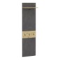 FMD Perchero de pared con estante matera y roble artesanal 50x23x188cm FMD Perchero de pared con estante matera y roble artesanal 50x23x188cm