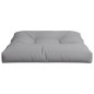 vidaXL Cojín para sofá de palets de tela gris 80x80x12 cm vidaXL Cojín para sofá de palets de tela gris 80x80x12 cm