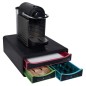 Exacompta Set de cajones para escritorio Black Office 3 cajones negro