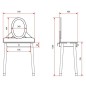 Vipack Mesa tocador para niños Billy con espejo madera blanco Vipack Mesa tocador para niños Billy con espejo madera blanco
