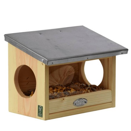 Esschert Design Comedero de ardillas 25,3x17,6x18,7 cm