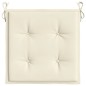 vidaXL Cojines de silla de jardín 6 uds tela Oxford crema 50x50x3 cm vidaXL Cojines de silla de jardín 6 uds tela Oxford crema 50x50x3 cm