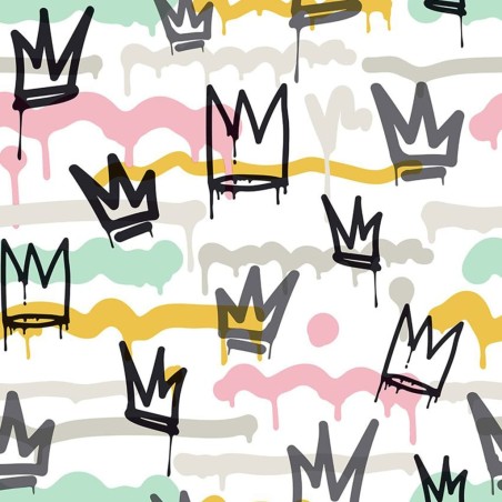 Noordwand Papel pintado Friends&Coffee Sith Graffity and Crowns 