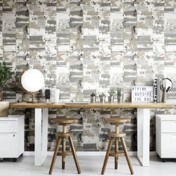 Noordwand Papel pintado Friends&Coffee Industrial Weathered
