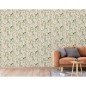 DUTCH WALLCOVERINGS Papel pintado Flamingo color crema y menta DUTCH WALLCOVERINGS Papel pintado Flamingo color crema y menta