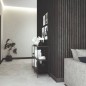 Noordwand Papel pintado Botanica Wooden Slats negro y gris Noordwand Papel pintado Botanica Wooden Slats negro y gris