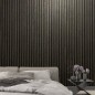 Noordwand Papel pintado Botanica Wooden Slats negro y gris Noordwand Papel pintado Botanica Wooden Slats negro y gris