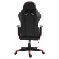 Rousseau Silla de gaming Eric de cuero sintético rojo Rousseau Silla de gaming Eric de cuero sintético rojo