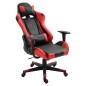 Rousseau Silla de gaming Eric de cuero sintético rojo Rousseau Silla de gaming Eric de cuero sintético rojo