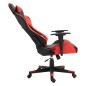 Rousseau Silla de gaming Eric de cuero sintético rojo Rousseau Silla de gaming Eric de cuero sintético rojo