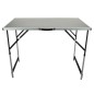 Brüder Mannesmann Set de mesas plegables multiusos 3 piezas aluminio Brüder Mannesmann Set de mesas plegables multiusos 3 piezas aluminio