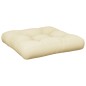 vidaXL Cojín para sofá de palets tela crema 60x60x12 cm vidaXL Cojín para sofá de palets tela crema 60x60x12 cm