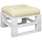 vidaXL Cojín para sofá de palets tela crema 60x60x12 cm vidaXL Cojín para sofá de palets tela crema 60x60x12 cm