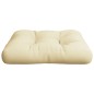 vidaXL Cojín para sofá de palets tela crema 60x60x12 cm vidaXL Cojín para sofá de palets tela crema 60x60x12 cm
