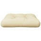 vidaXL Cojín para sofá de palets tela crema 60x60x12 cm vidaXL Cojín para sofá de palets tela crema 60x60x12 cm