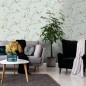 DUTCH WALLCOVERINGS Papel pintado Phoebe verde mint DUTCH WALLCOVERINGS Papel pintado Phoebe verde mint