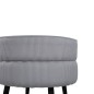 Venture Home Puf de pana Pot negro y gris 40x40x40 cm Venture Home Puf de pana Pot negro y gris 40x40x40 cm