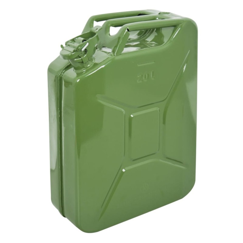 Carpoint Bidón de gasolina 20 L metal verde Carpoint Bidón de gasolina 20 L metal verde