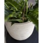 Capi Macetero Waste Rib beige terrazo 43x41 cm Capi Macetero Waste Rib beige terrazo 43x41 cm