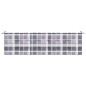 vidaXL Cojín de banco de jardín tela Oxford a cuadros gris 180x50x3 cm vidaXL Cojín de banco de jardín tela Oxford a cuadros gris 180x50x3 cm
