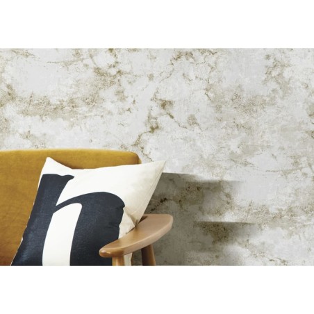 Noordwand Papel pintado Friends&Coffee Marble Concrete gris y metal