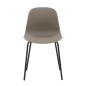 Venture Home Sillas de comedor 2 uds Arctic plástico negro y caqui Venture Home Sillas de comedor 2 uds Arctic plástico negro y caqui