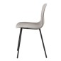 Venture Home Sillas de comedor 2 uds Arctic plástico negro y caqui Venture Home Sillas de comedor 2 uds Arctic plástico negro y caqui