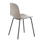 Venture Home Sillas de comedor 2 uds Arctic plástico negro y caqui Venture Home Sillas de comedor 2 uds Arctic plástico negro y caqui