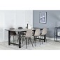 Venture Home Sillas de comedor 2 uds Arctic plástico negro y caqui Venture Home Sillas de comedor 2 uds Arctic plástico negro y caqui