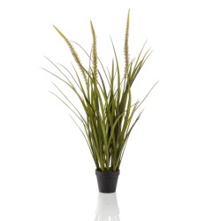 Emerald Hierba de Cola de zorro artificial en maceta 90 cm