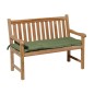 Madison Cojín para banco Basic verde 120x48 cm Madison Cojín para banco Basic verde 120x48 cm