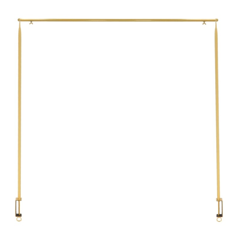 Esschert Design Barra decorativa de mesa con abrazadera dorada Esschert Design Barra decorativa de mesa con abrazadera dorada