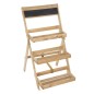 HI Estantería para plantas plegable de 3 alturas madera HI Estantería para plantas plegable de 3 alturas madera