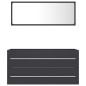 vidaXL Set de muebles de baño 2 piezas madera contrachapada gris vidaXL Set de muebles de baño 2 piezas madera contrachapada gris