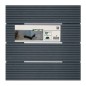 Nature Soporte con ruedas para plantas cuadrado WPC gris 30x30 cm Nature Soporte con ruedas para plantas cuadrado WPC gris 30x30 cm