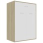 vidaXL Mueble zapatero de contrachapada blanco y roble 60x35x84 cm vidaXL Mueble zapatero de contrachapada blanco y roble 60x35x84 cm