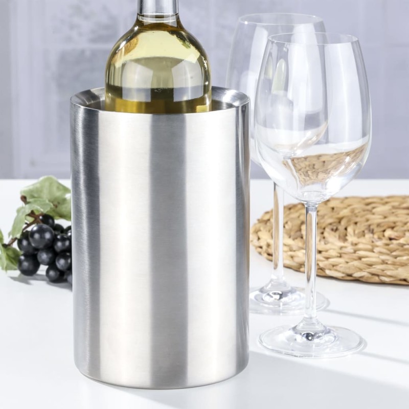 HI Enfriador de vino acero inoxidable 12x20 cm HI Enfriador de vino acero inoxidable 12x20 cm