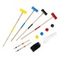 HI Juego de cróquet 18 piezas para 4 jugadores madera HI Juego de cróquet 18 piezas para 4 jugadores madera