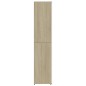 vidaXL Mueble zapatero contrachapada blanco y roble 80x39x178 cm vidaXL Mueble zapatero contrachapada blanco y roble 80x39x178 cm