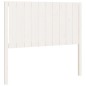 vidaXL Cabecero de cama madera maciza de pino blanco 105,5x4x100 cm vidaXL Cabecero de cama madera maciza de pino blanco 105,5x4x100 cm