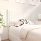 vidaXL Cabecero de cama madera maciza de pino blanco 105,5x4x100 cm vidaXL Cabecero de cama madera maciza de pino blanco 105,5x4x100 cm