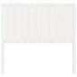 vidaXL Cabecero de cama madera maciza de pino blanco 105,5x4x100 cm vidaXL Cabecero de cama madera maciza de pino blanco 105,5x4x100 cm