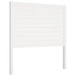 vidaXL Cabecero de cama madera maciza de pino blanco 106x4x100 cm vidaXL Cabecero de cama madera maciza de pino blanco 106x4x100 cm