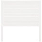 vidaXL Cabecero de cama madera maciza de pino blanco 106x4x100 cm vidaXL Cabecero de cama madera maciza de pino blanco 106x4x100 cm