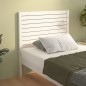 vidaXL Cabecero de cama madera maciza de pino blanco 106x4x100 cm vidaXL Cabecero de cama madera maciza de pino blanco 106x4x100 cm
