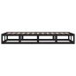 vidaXL Estructura de cama individual de madera maciza negra 90x190 cm vidaXL Estructura de cama individual de madera maciza negra 90x190 cm